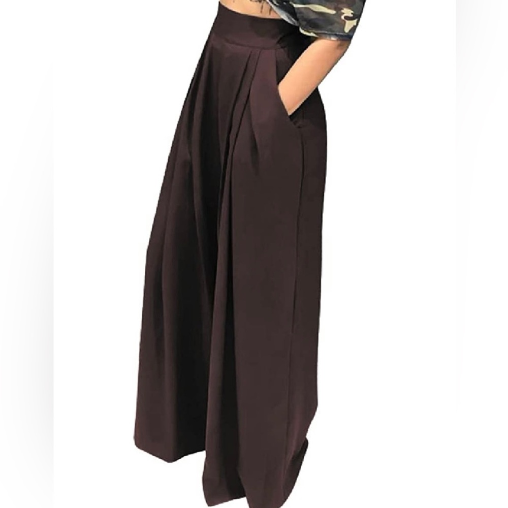 Women’s Brown Palazzo Pants